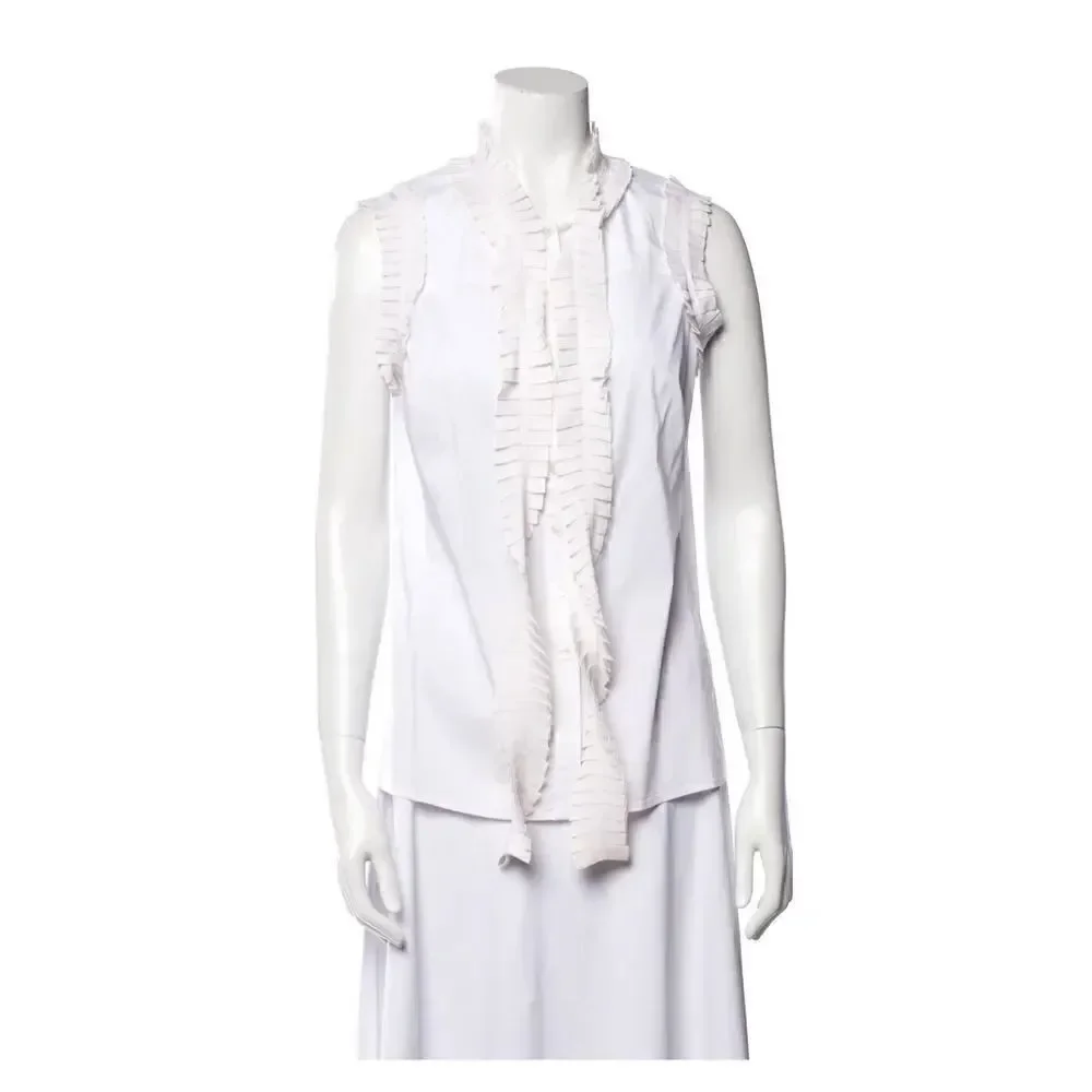 Tory Burch white Tank Top size 4